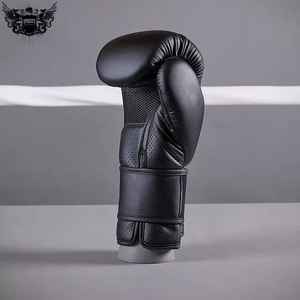 Gants de boxe haut de gamme avec système de laçage cuir PU durable, métal synthétique et cuir de vache véritable équipement de sparring - Product Image 6