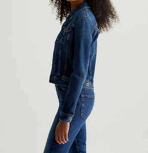 Latest Fashion Custom <b>Women's</b> Coats and <b>Jacket</b> Autumn and <b>Spring</b> Fashion Down Collar Casual Long Sleeves <b>Women</b> Denim <b>Jacket</b> - Product Image 5
