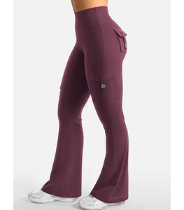 2025 New Arrival Women's Casual Elastic Breathable Quick Dry Yoga <b>Leggings</b> Full Length Waist Customized Wholesale Price for Sale - Product Image 3