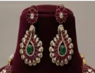 ชุดสร้อยคอพร้อมต่างหูประดับมอสซาไนต์คู่เคลือบทองคุณภาพพรีเมียมสวยหรู สำหรับผู้หญิง คอลเลคชั่นสำหรับงานแต่งงาน - Product Image 2