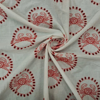 Tissu brodé blanc de qualité supérieure à motif scorpion pour robes de mariée et vêtements féminins, respirant et léger