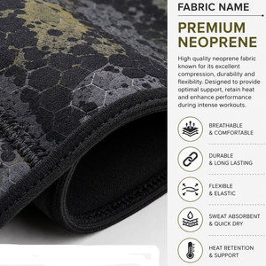 Rodilleras de Neopreno de 7mm Personalizables, Unisex, Duraderas, Antichoque, de Compresión, para Gimnasio y Deportes, Venta al por Mayor, Precio Económico - Product Image 4