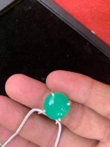 Pendientes de cadena de serpiente de plata hechos a mano con ónix verde de calidad AAA, precio de oferta, piedra de nacimiento de mayo, joyería de diseño a precio mayorista - Product Image 2