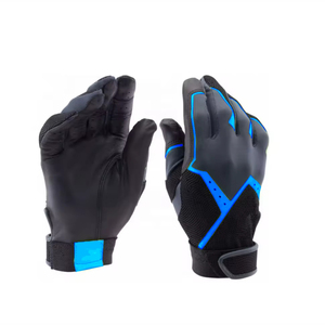 Latest Design Adults Size Professional Baseball Batting Gloves Custom Design Logo Leather Infield Quick Drying Non-Slip <b>Outdoor</b> - Product Image 1