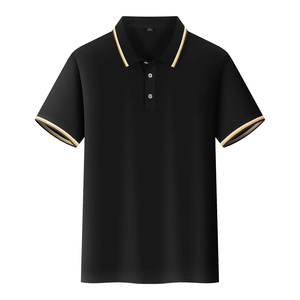 Polos de punto antiarrugas personalizados al por mayor, unisex, lisos, 100% algodón, manga corta, ropa informal, polos para hombre de alta calidad - Product Image 6