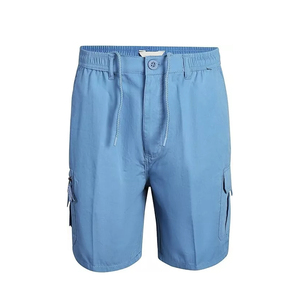 <b>Mens</b> Casual Canvas Outdoor Cargo <b>Shorts</b> Breathable Lightweight High Waist Drawstring Closure Eco-Friendly Quick Dry Summer - Product Image 1