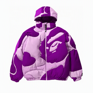 Chaqueta de Invierno Unisex de Alta Calidad Altr Brothers Black North-Face con Cuello Alto y Logotipo Frontal, Chaqueta Acolchada para Mantener el Calor - Product Image 1