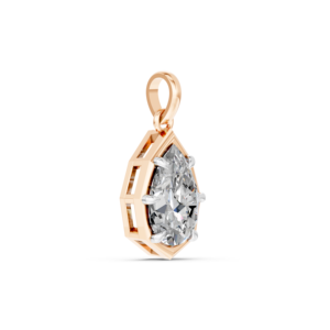 Colgante de Oro Sólido de 10k, 14k, 18k con Diamante de Laboratorio, Certificado IGI, Fabricante de Joyería Fina Ética, Venta al por Mayor, RJC OEM ODM PD401414 - Product Image 4