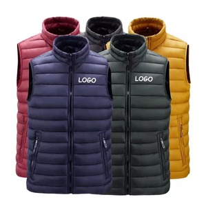 Veste matelassée sans manches sur mesure pour homme, style streetwear, grande taille, résistante à l'eau, pour l'hiver, service OEM - Product Image 3