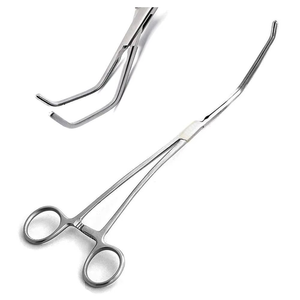 Pinzas de Oclusión Tangencial DeBakey-Satinsky Atrauma Premium - Pinza Vascular de Acero Inoxidable para Oclusión de Paredes Laterales - Product Image 1