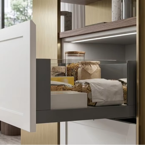 กล่องโลหะไฟ LED กระจกยืดหดได้แบบเต็มรูปแบบกล่องโลหะทันสมัยสำหรับประกอบห้องครัวห้องรับประทานอาหารเฟอร์นิเจอร์เวียดนาม - Product Image 1