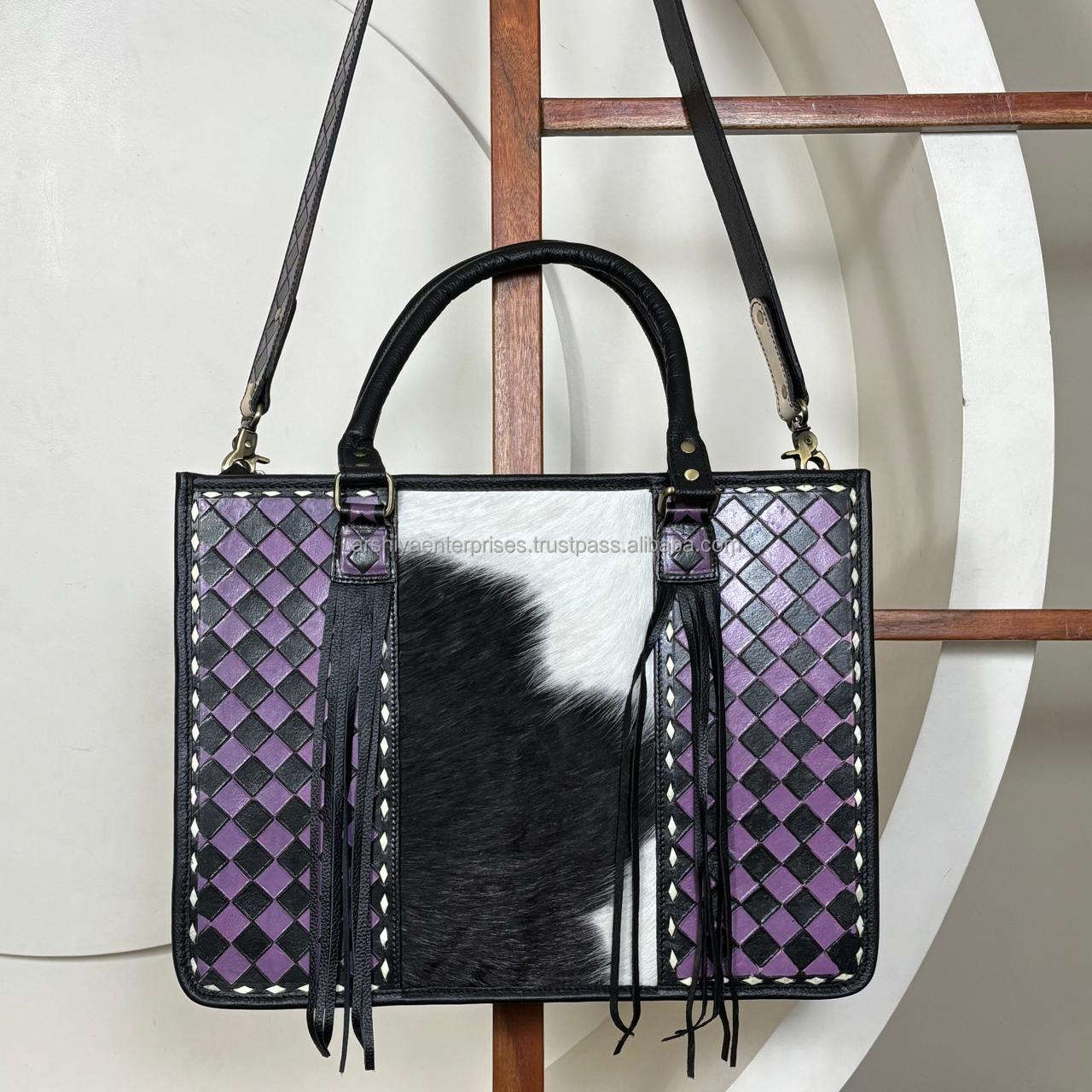 Purple & Black Checkered