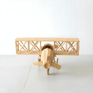 Hélicoptères en rotin tressé faits à la main pour enfants, prix de gros, jouets hélicoptères en rotin, décoration de chambre d'enfant - Product Image 2