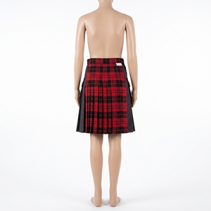 Kilt utilitaire écossais rouge et noir à carreaux, avec poches cargo, sangles à boucle réglables, style écossais, vêtements de travail personnalisés, unisexe - Product Image 6