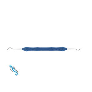 ANATOMIC COLOURS Escalador universal, angulado, de doble punta, 175 mm (6 7/8 pulgadas), S 204 S, mango ergonómico, azul oscuro - Product Image 4