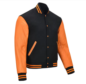 OEM Custom Made High Quality Men Embroidery Patch Warm College School <b>Jacket</b> <b>Bomber</b> Letterman <b>Varsity</b> <b>Jacket</b> for Men and <b>Women</b> - Product Image 2