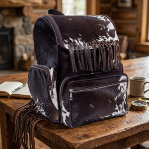Sacs à dos en cuir de vachette avec logo personnalisé, vente en gros, fournisseur OEM, haute qualité, faits à la main, sacs d'école pour étudiants, qualité export. - Product Image 5