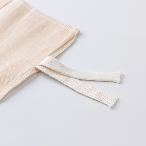 Sac filtrant en lin pour cuisine, chaussette filtrante en tissu 30 x 30 cm, sac de filtration réutilisable pour la préparation des aliments - Product Image 3