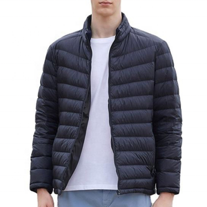 Poids léger noir urbain mode hommes nouveau Style pas cher garder au chaud mâle court manteaux d'hiver bouffant doudoune veste extérieure - Product Image 1