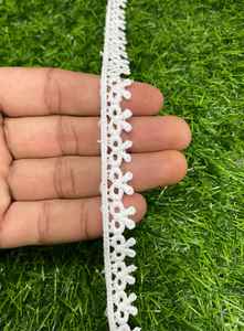 Dentelle en coton GPO importée avec une finition soignée et une qualité de tissu durable pour les marques de mode. - Product Image 4