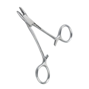 Porte-aiguilles Derf durable de 12 cm Instruments vétérinaires chirurgicaux en acier inoxydable Équipement essentiel pour les chirurgies vétérinaires - Product Image 1