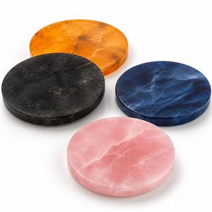 Posavasos Cuadrados de Madera y Resina Hechos a Mano, Tapetes para Bebidas con Rayas, Decoración Ecológica para Mesa de Comedor - Product Image 6