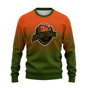 Sweat-shirt d'hiver personnalisé pour homme, col rond, 100 % coton, 400 g, numérique, écologique, anti-boulochage, coupe classique - Product Image 1