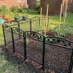 Valla de Hierro Forjada a Mano con Diseño Clásico, Acabado Resistente al Óxido, Construcción Duradera, Fácil Montaje, Cercado de Seguridad - Product Image 6