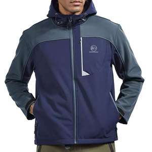 2026 Unique Design Waterproof Sports Softshell Jacket Outer Wear Lightweight Zipper Hooded Men Winter Jacket - Product Image 3