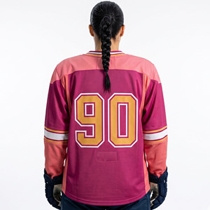 Jersey de Hockey Sublimado Premium para Mujer, 100% Poliéster, Jersey de Hockey sobre Hielo para Mujer, Diseño Personalizado OEM - Product Image 2