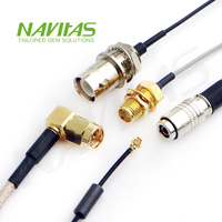 Produsen Kabel Koaksial TNC RF RG213 Kustom, Konektor Tahan Air, Isolasi/Jaket PVC, Kabel Harness, Navitas