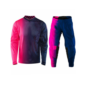 Conjunto de Jersey y Pantalones de Manga Larga con Estampado de Camuflaje, Sublimado, Poliéster y Nailon, Ropa de Motocross Transpirable para Hombre - Product Image 3