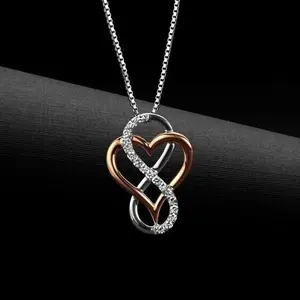 Colgante de Moissanita Chapado en Oro de Plata Esterlina 925 Estilo Hip Hop Joyería de Regalo para Mujer - Product Image 6