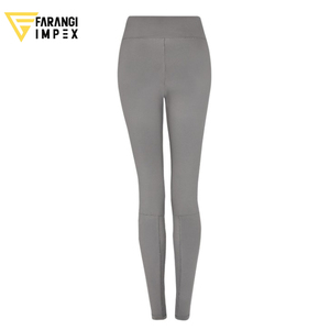 2026 Solid <b>Grey</b> High Waist <b>Women</b> Yoga <b>Leggings</b> Knee Seam Accent Sport Tights Second Skin Activewear Pants Custom ODM Enterprise - Product Image 2