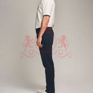 Modern Straight Leg <b>Jeans</b> Pant Featuring Comfortable Fit Soft Cotton Fabric And Stylish Daily Fashion Look - Product Image 3