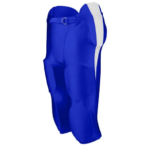 Black <b>Padded</b> Football Pants Belt Closure Athletic Sportswear Breathable Adult Football Practice Gear Mens Performance Wear - Product Image 4