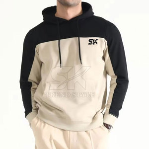 Sudadera con Capucha Lisa de Dos Tonos Más Vendida con Servicio OEM, Precio al por Mayor, Sudadera con Capucha Lisa de Dos Tonos 100% Algodón - Product Image 4