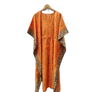 ชุดเดรสคาฟตันลายดอกไม้ยาวเต็มชุดเดรสแต่งงานคาฟตันผ้าไหมคาฟตันชุดกิโมโนงานแฮนด์เมด - Product Image 1