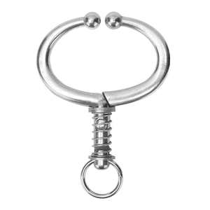 Anillo Nasal de Acero Inoxidable Reutilizable para Ganado, Instrumento Veterinario Ajustable y Duradero para Sujetar Bueyes - Product Image 1