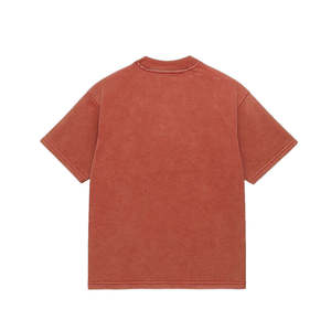 เสื้อยืดทรงโอเวอร์ไซส์สไตล์วินเทจแบบย้อมสีเอซิดสำหรับผู้ชาย ขายส่งจำนวนมาก - Product Image 2