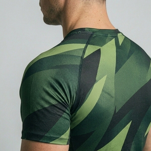 Custom Mens Lightweight Compression <b>Shirt</b> <b>Half</b> <b>Sleeve</b> Athletic Workout Fitness Sportswear - Product Image 4