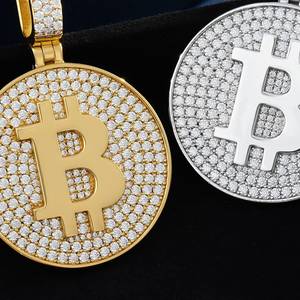 Pendentif Iced Out en Argent Plaqué Rhodium avec Diamant Rond, Bijou de Luxe Unisexe - Product Image 3