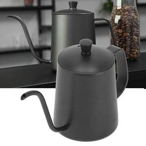 Hervidor de Acero Inoxidable Negro con Boquilla Flexible, Ideal para Café y Té, Hogar, Oficina, Hotel y Cocina, Venta al Por Mayor OEM - Product Image 4