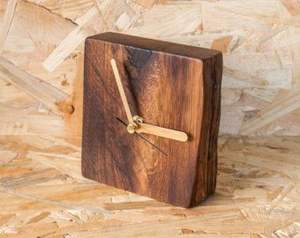 Reloj de Pared de Cuarzo Silencioso, Impermeable, de Madera 3D, Estilo Art Deco, de Lujo, para Decoración de Bodas y Salas de Estar - Product Image 2