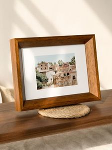 Classic Wood Eco-Friendly Handcrafted Customized Size MOP Pearl Inlay Modern Tabletop Photo <b>Frame</b> for Everlasting Memories - Product Image 1