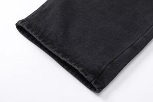 Jeans en denim pour garçon AMS SPORTS INTL, coupe ample, 100% coton, écologique, respirant, streetwear décontracté, imperméable, couleur foncée - Product Image 3