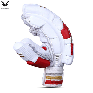 2026 Cricket Batting Gloves Soft Sheepskin Leather Palm Impact Resistance Finger Guards Ambidextrous Velcro Closure Cricket - Product Image 3