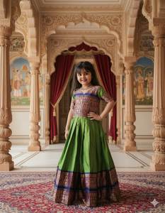 Diseñado con cuidado para niños en crecimiento, Kurti infantil de estilo elegante, excelente elección para celebraciones de cumpleaños y épocas festivas. - Product Image 5