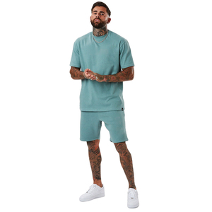 Conjuntos de Pantalones Cortos y Sudadera Personalizados de Alta Calidad para Hombre, Ropa Casual, Tejido Transpirable, Ropa Deportiva para Exteriores - Product Image 5