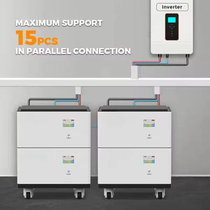 Paquete de Baterías LiFePO4 de 51.2V 300Ah, 15kW, Apilables, Híbridas, para Red Eléctrica, Almacenamiento de Energía Doméstica, Sistema Solar de Ciclo Profundo de Litio - Product Image 3